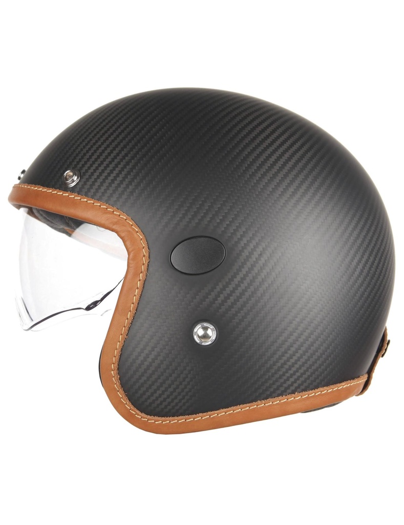 [2024050 MAT XS] Helstons NAKED HELMET Carbon EN-2206 MATT CARBON BLACK (H587 (XS)
