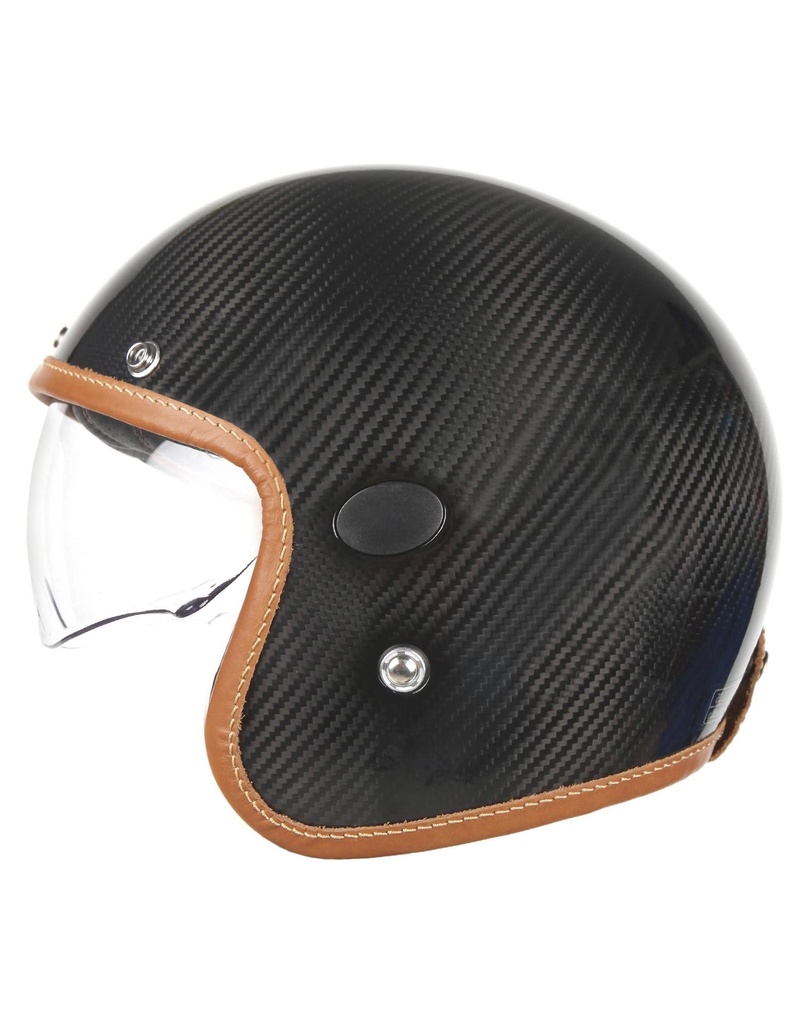 [2024050 SCA XS] Helstons NAKED HELMET Carbon EN-2206 BLACK CARBON SHINY (H5 (XS)