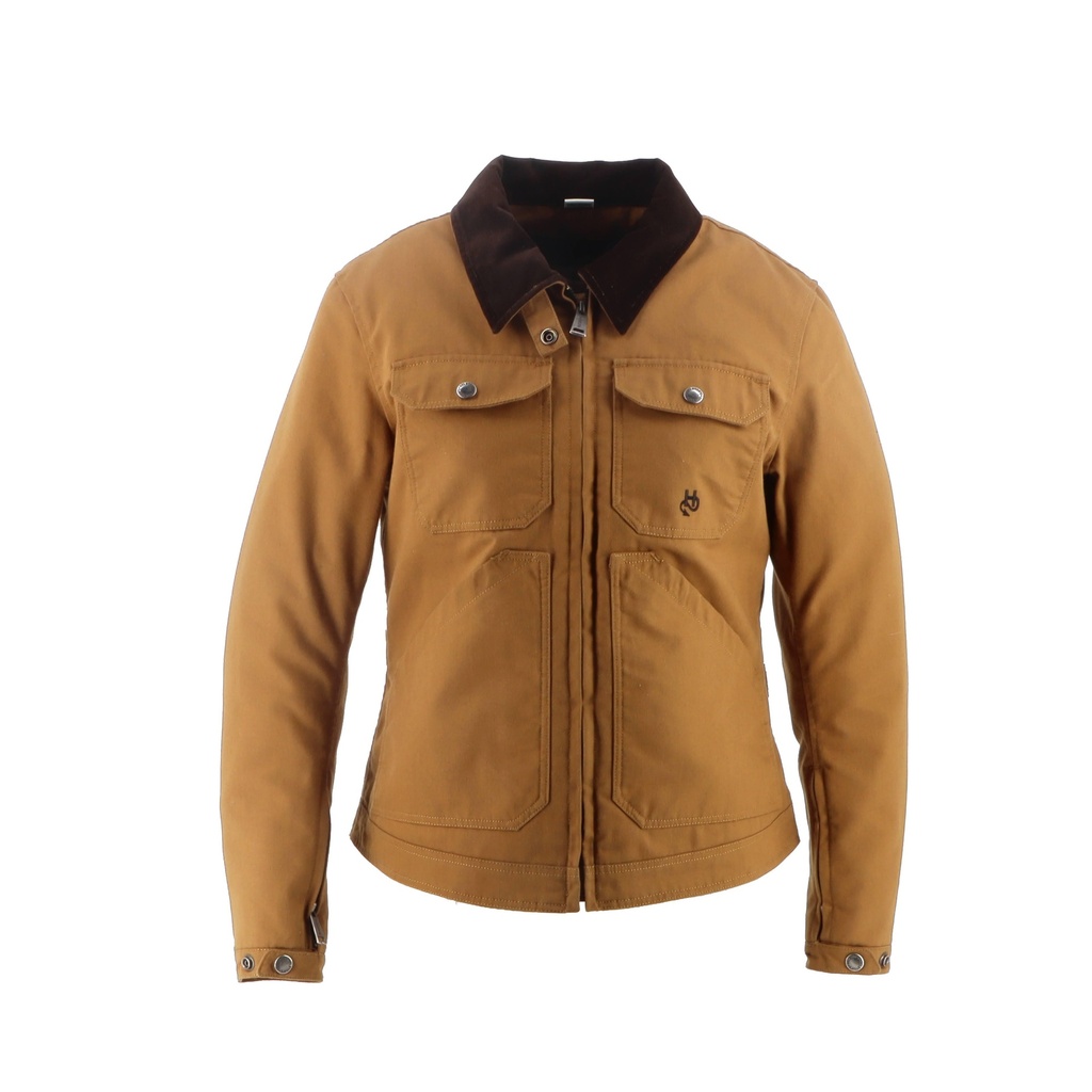 [2024108 KT S] Helstons OREGON WOMEN Cotton-Canvas KRAFT  (S)