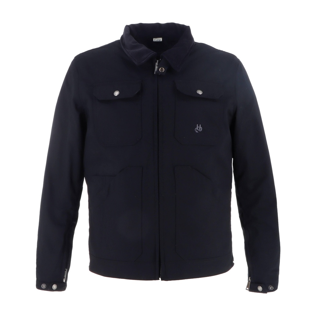[2024099 NO S] Helstons OREGON MEN Cotton-Canvas BLACK (S)