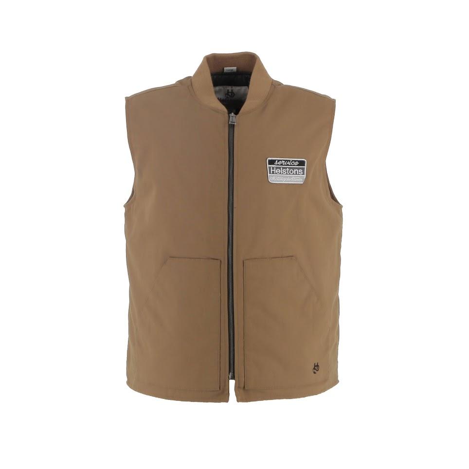 [2024081 KT S] Helstons RAILWAY Cotton Canvas KRAFT (Vest) (S)
