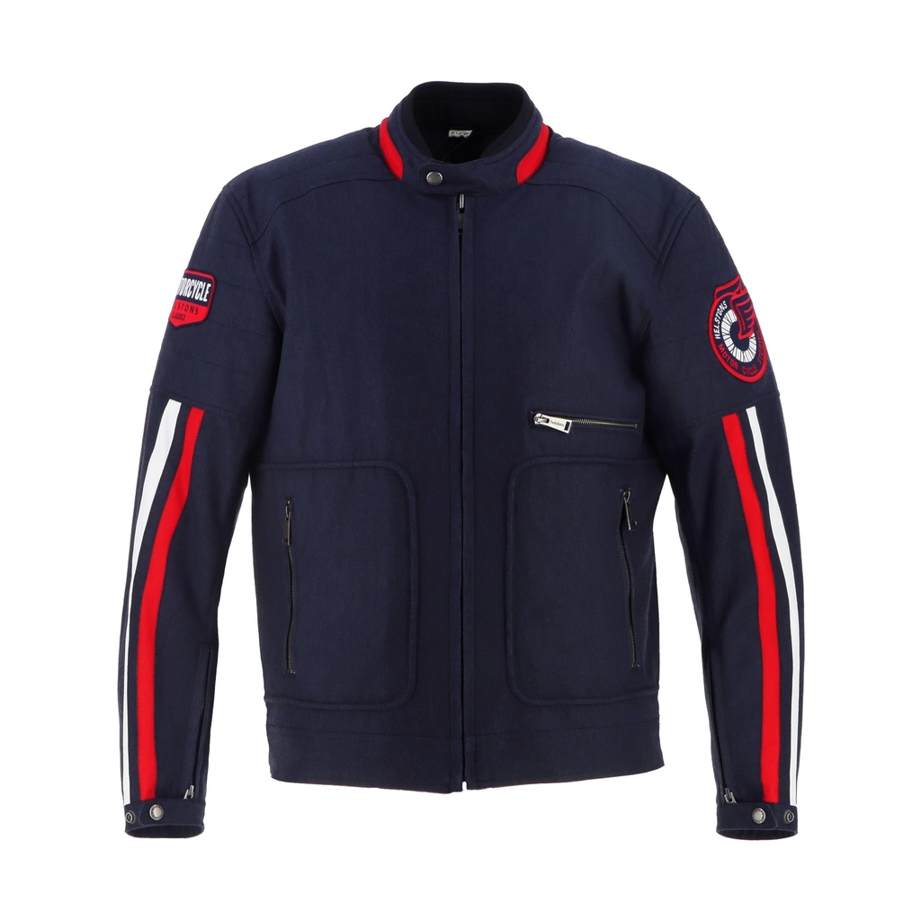 [2024102 BRB S] Helstons VULCAN Technical Fabric BLUE (Red-Beige)  (S)
