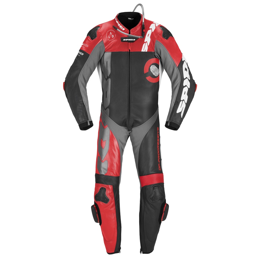 [Y161-014-46] Spidi Dp-Progressive Perforated Pro Red (46)