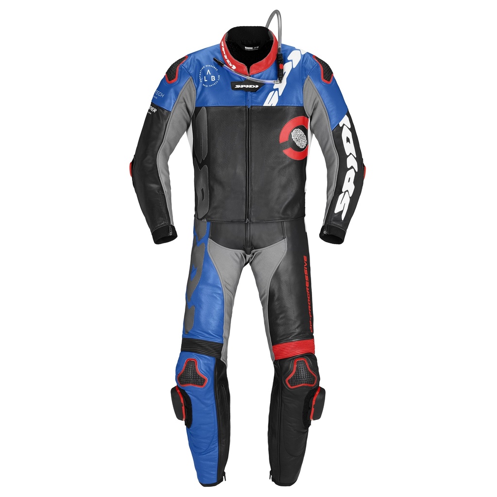 [Y162-238-46] Spidi Dp-Progressive Touring Black/Red/Blue (46)