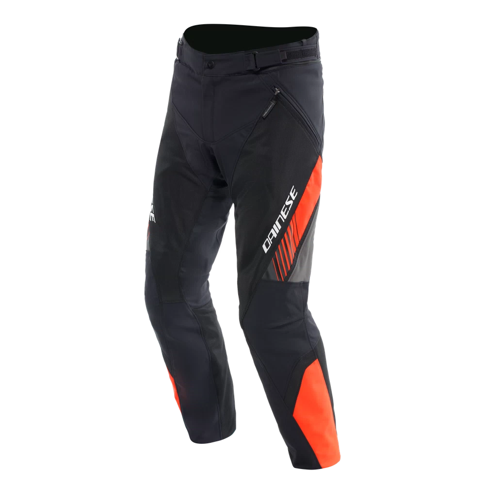 Dainese Drake 2 Air Absøluteshell Pants black/red-fluo