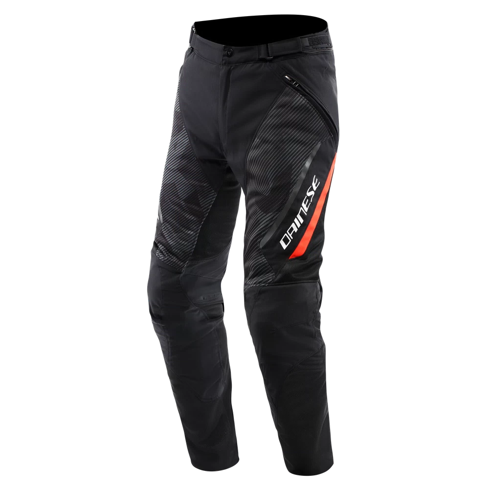 Dainese Drake 2 Super Air Tex Pants black/anthracite/red-fluo