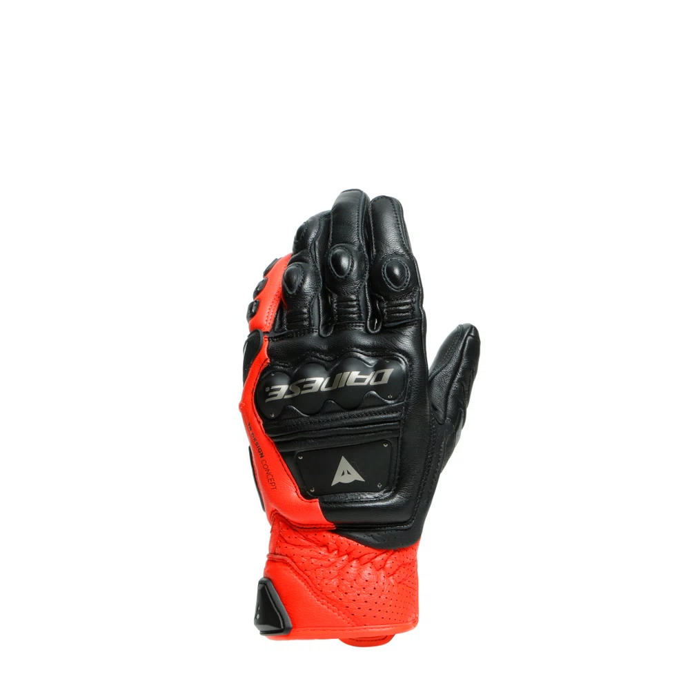 [1815926 628 XS] Dainese 4-Stroke 2 Gloves black/fluo-red (XS)