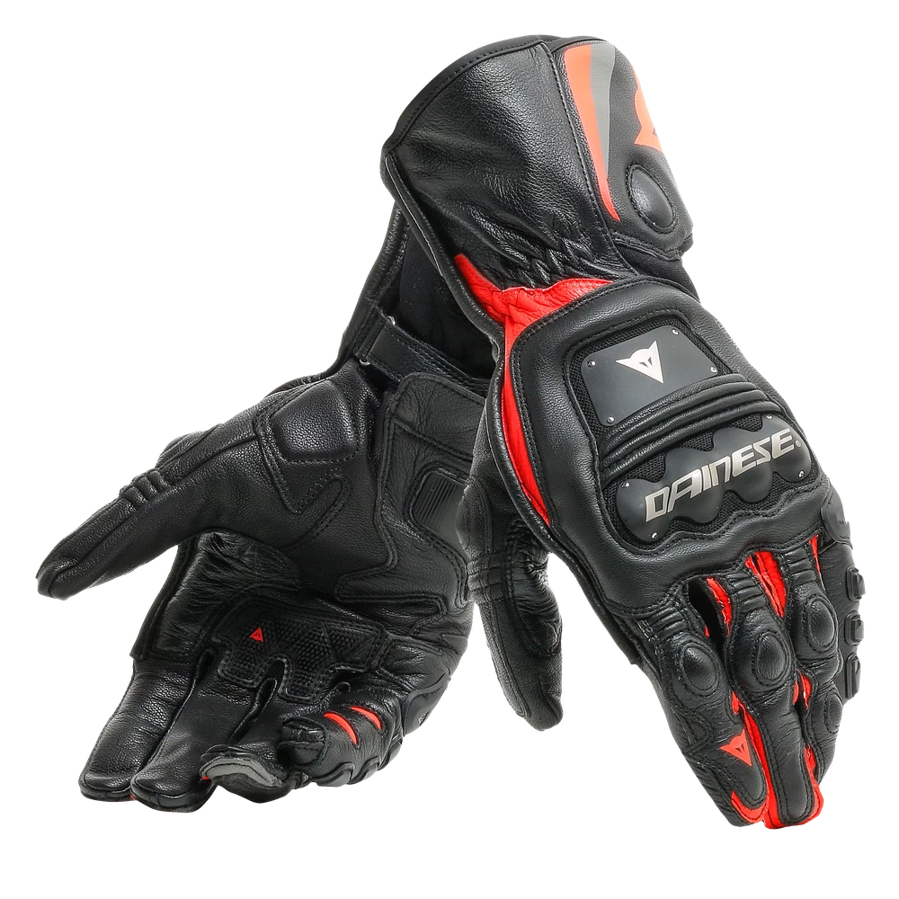 Dainese Steel-Pro Gloves black/fluo-red