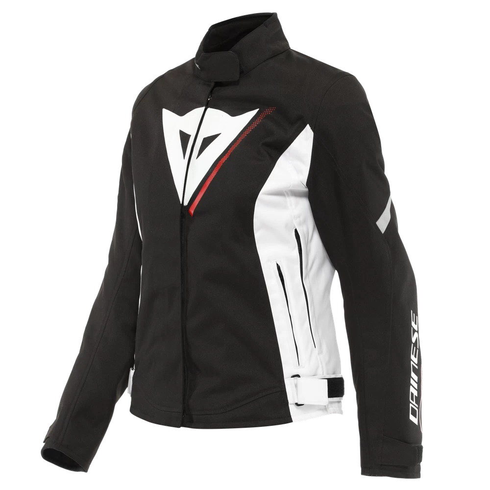 [2654631 A66 44] Dainese Veloce Lady D-Dry® Jacket black/white/lava-red (44)