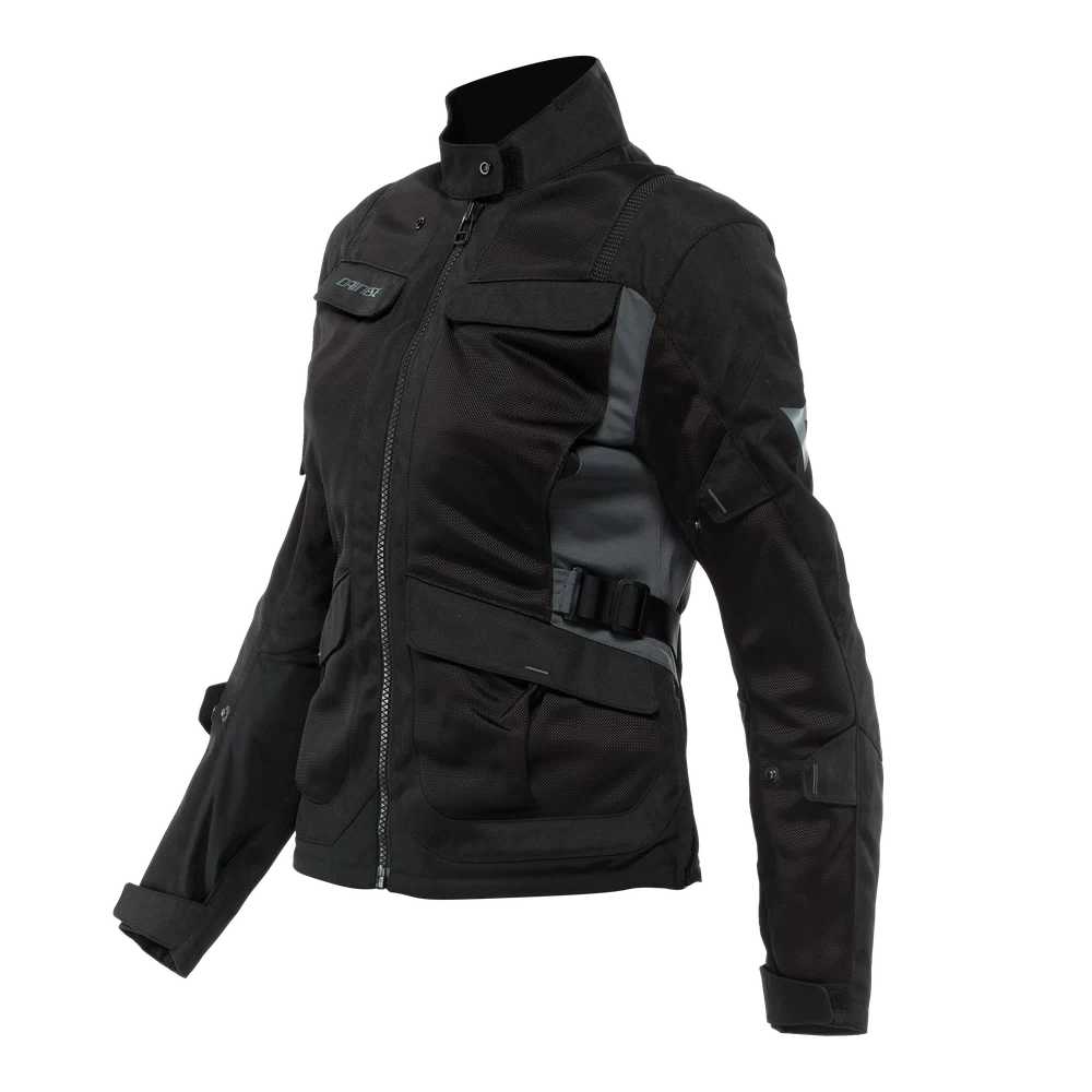 [2735259 Y21 44] Dainese Desert Lady Tex Jacket black/black/ebony (44)
