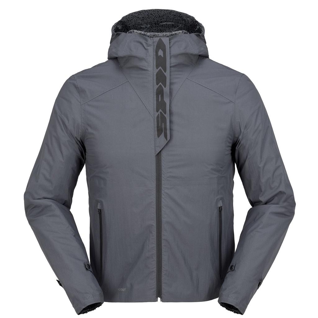 [X98-025-S] Spidi Rain Hoodie Anthracite (S)