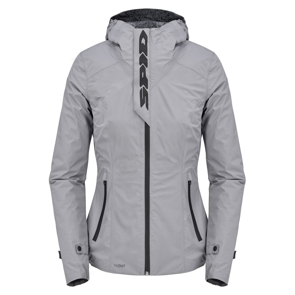 [X99-023-XS] Spidi Rain Hoodie Lady Grey (XS)