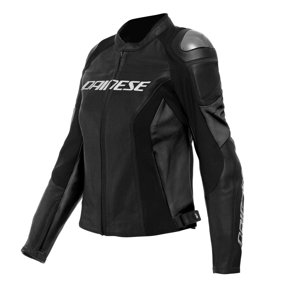 Dainese Racing 4 Lady Leather Jacket Perf. black/black