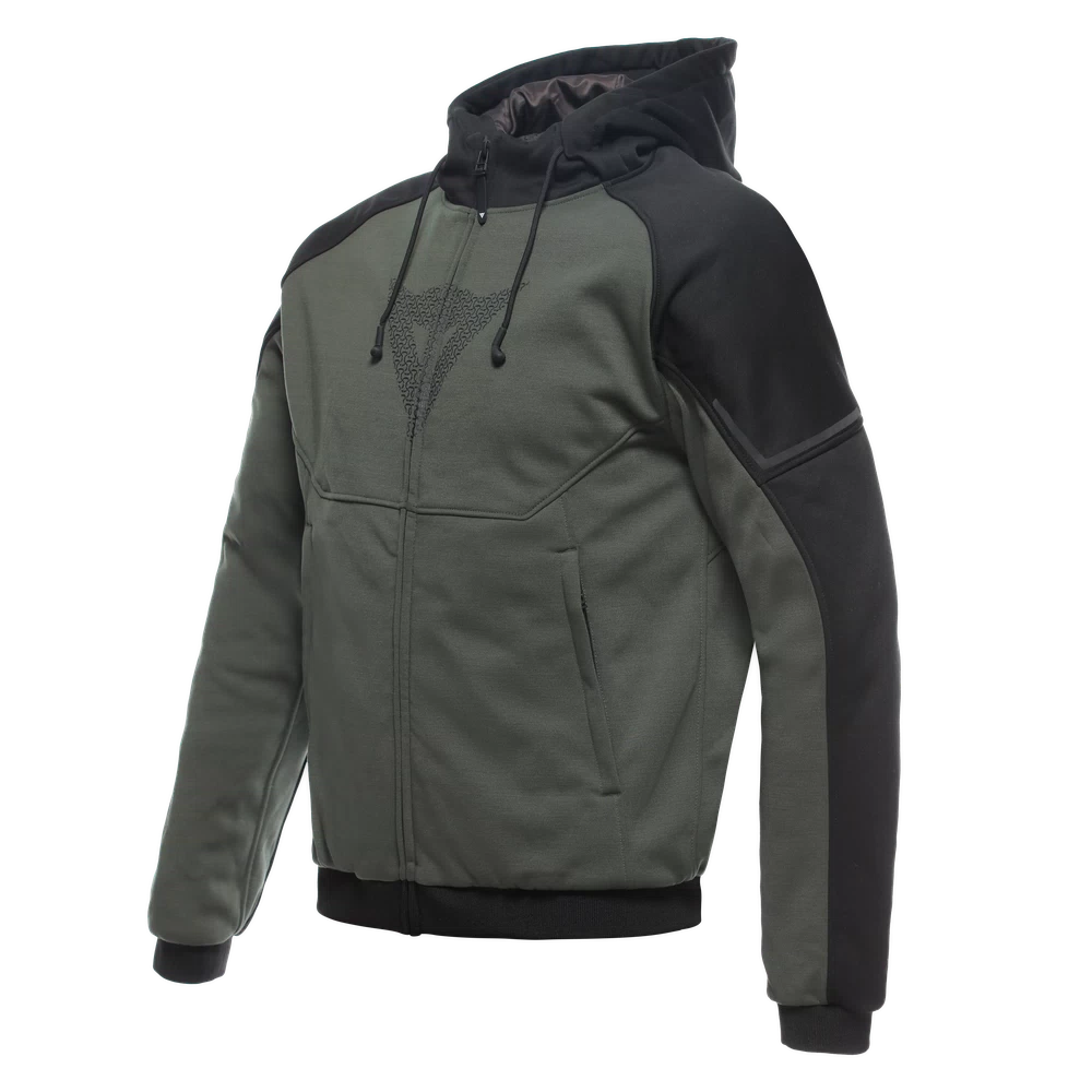 [1735263 731 44] Dainese Daemon-X Safety Hoodie Full Zip green/black (44)