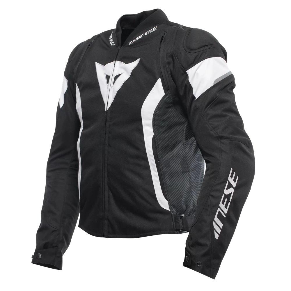 [17300006 O45 44] Dainese Avro 5 Tex Jacket Black/White/Black (44)