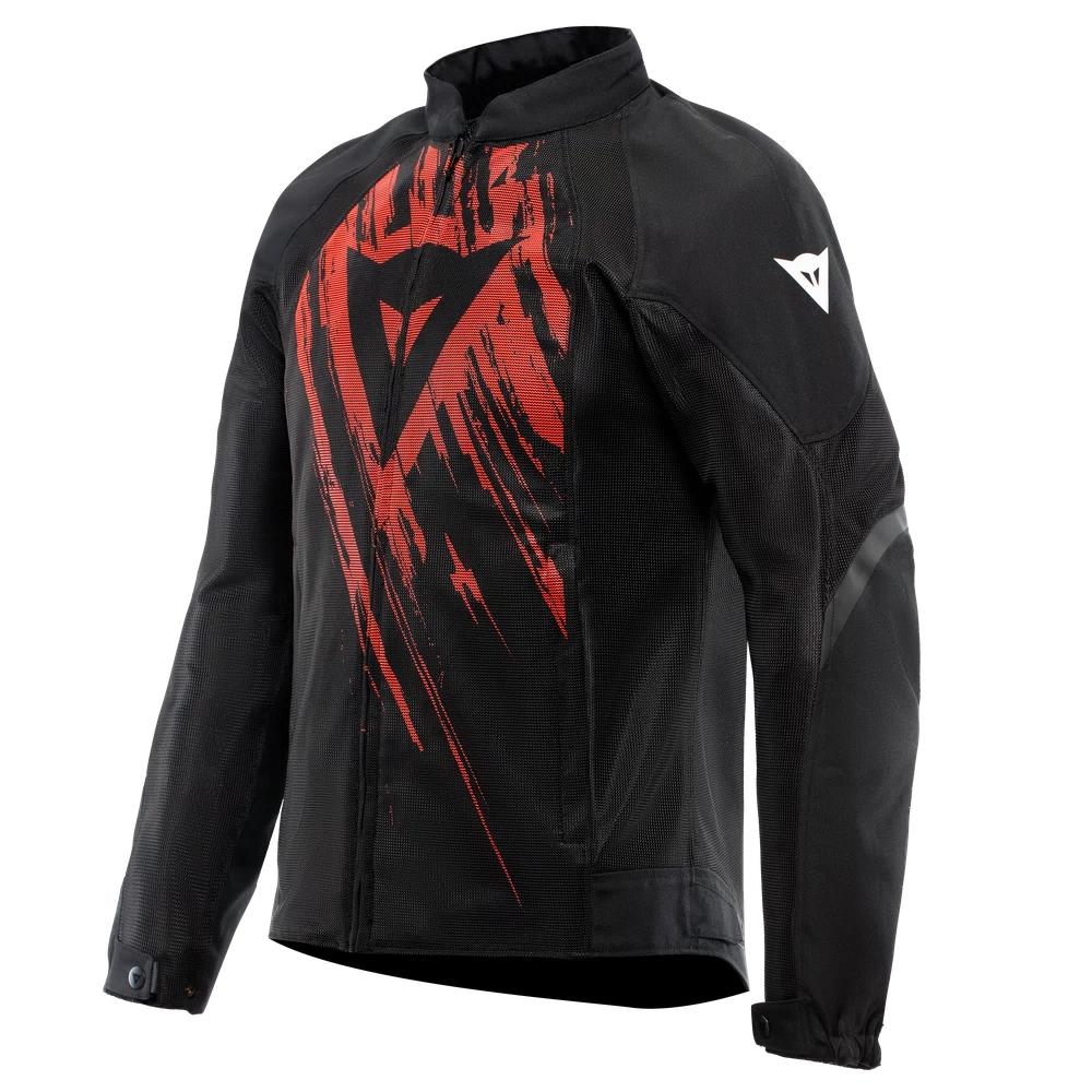[17300005 08J 44] Dainese Herosphere Tex Jacket black/red tarmac (44)