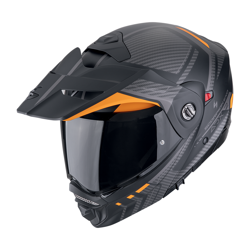 [89-504-168-02] Scorpion Adx-2 Lewis Matt Black-Orange (XS)