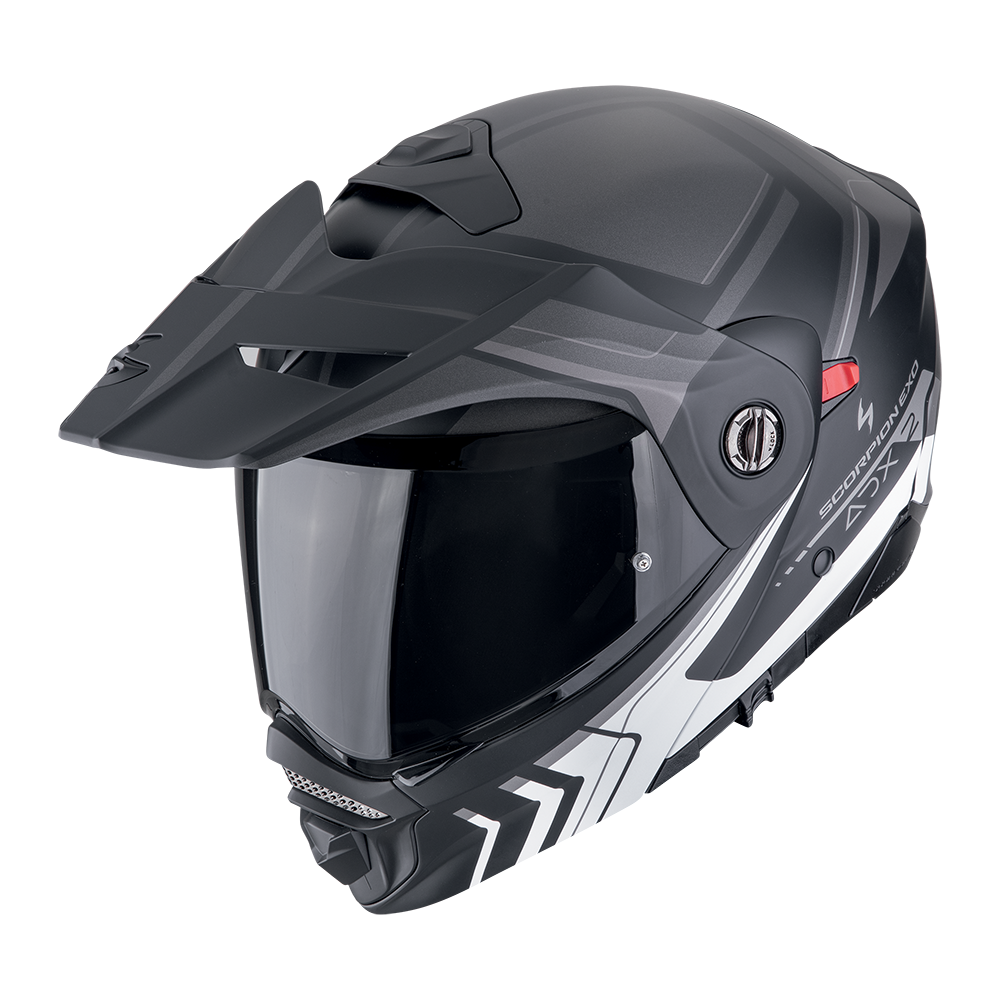Scorpion Adx-2 Lewis Matt Black-Silver