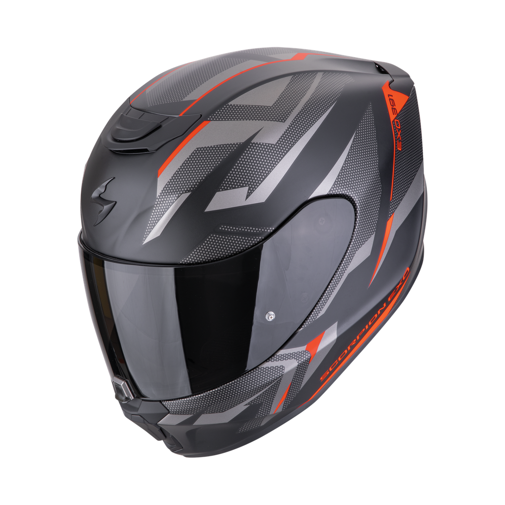 [139-474-24-02] Scorpion Exo-391 Aaxo Matt Black-Red (XS)