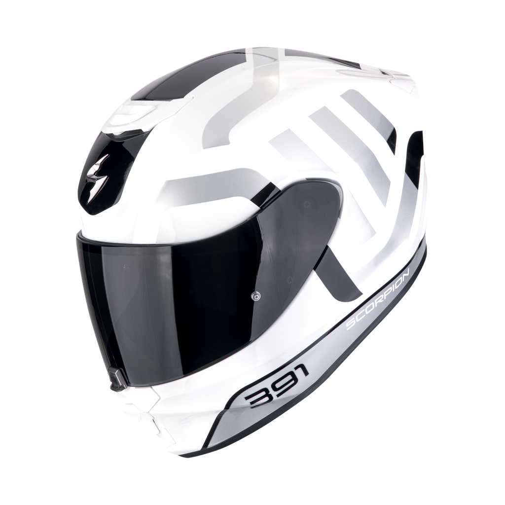 [139-417-286-02] Scorpion  Exo-391 Arok White-Black-Silver (XS)