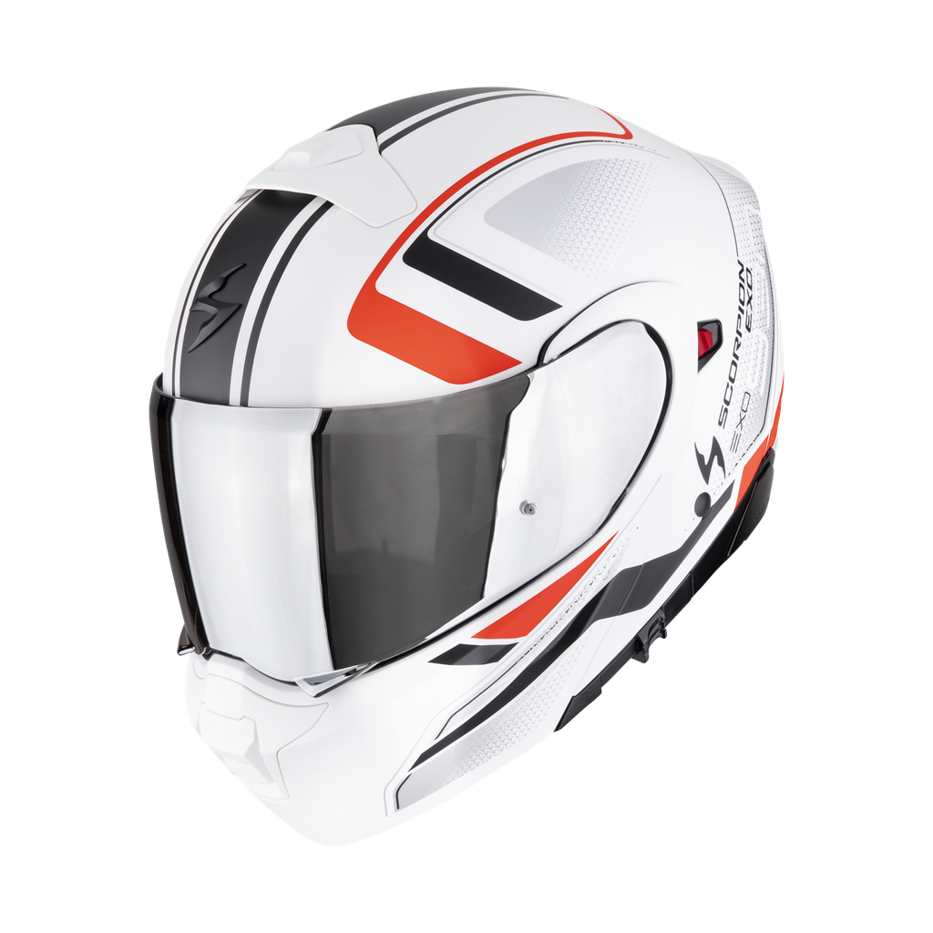 [194-501-292-02] Scorpion Exo-930 Evo Ardens Matt White-Black-Red (XS)