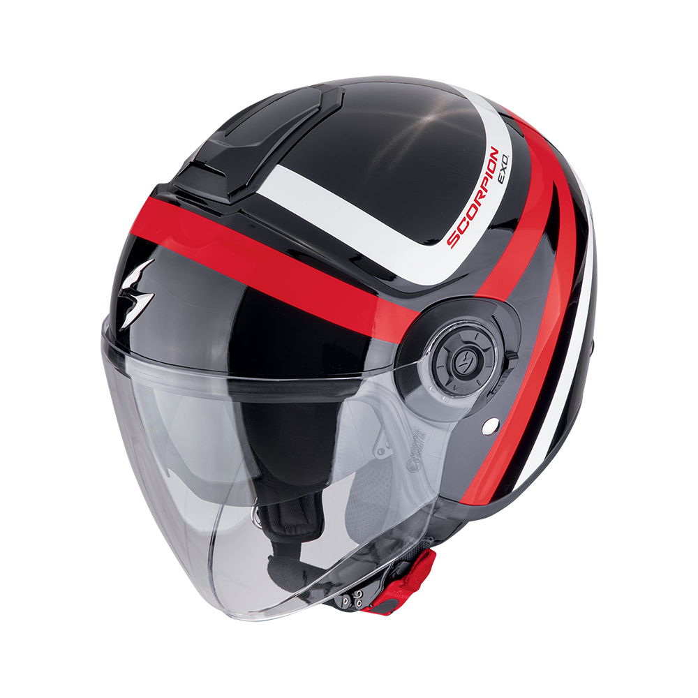 [183-488-24-02] Scorpion  Exo-City II Riva Black-Red (XS)