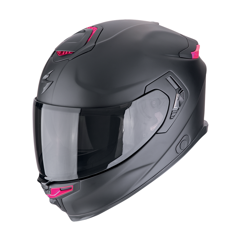 [150-100-179-02] Scorpion Exo-Gt Sp Air Solid Matt Black-Pink (XS)