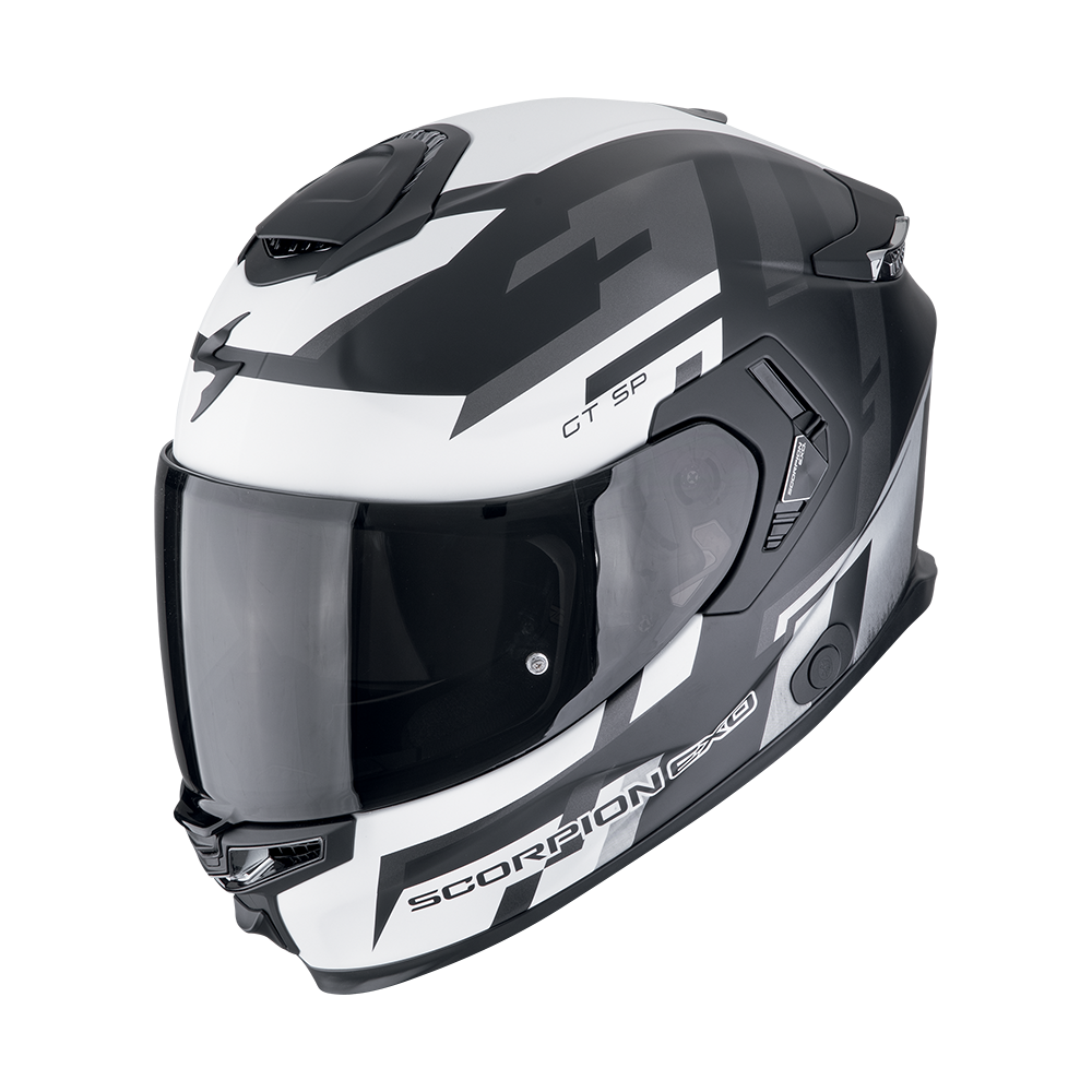 Scorpion  Exo-Gt Sp Air Tornado Matt Black-Silver