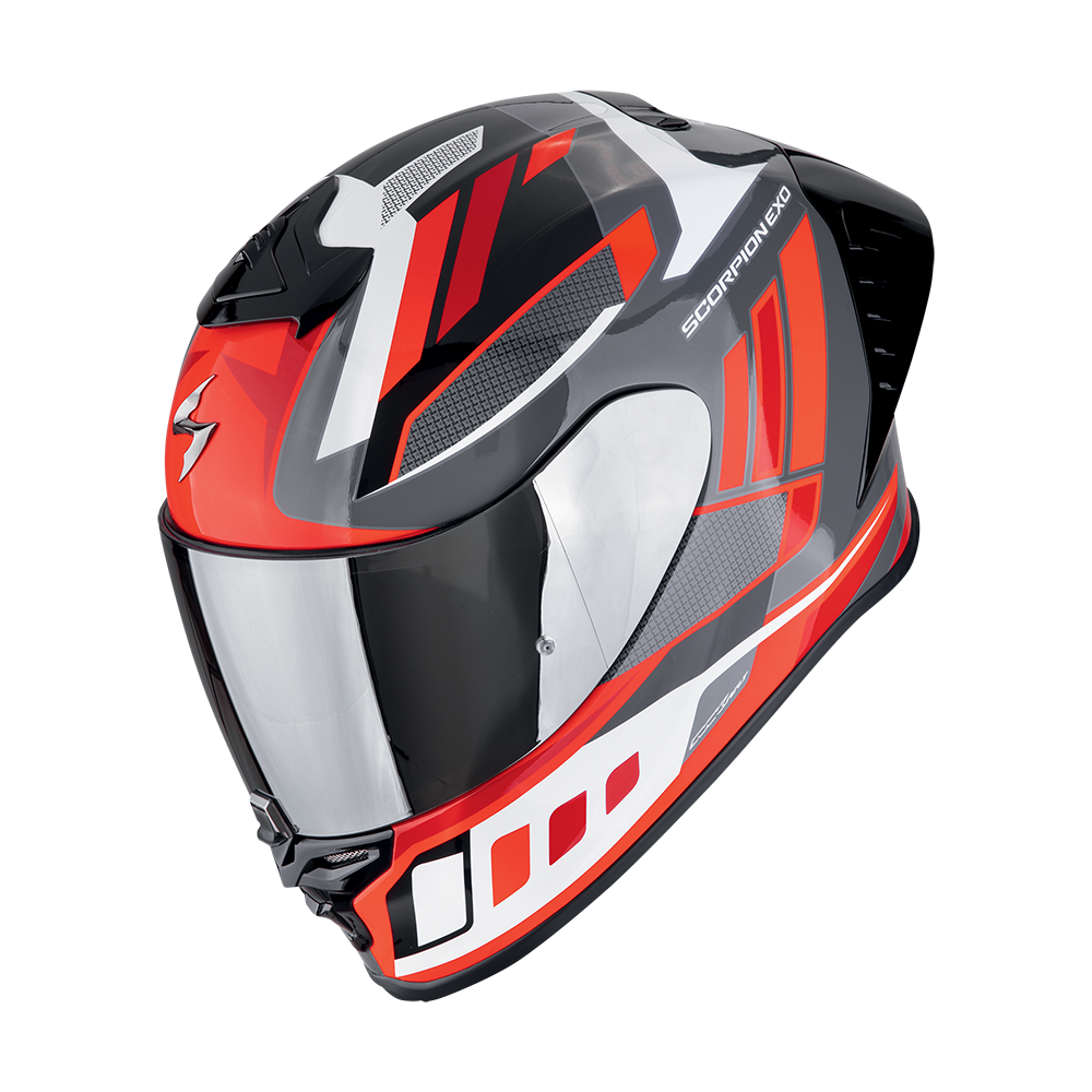 [111-503-367-02] Scorpion  Exo-R1 Evo II Air Vital Grey-White-Red (XS)