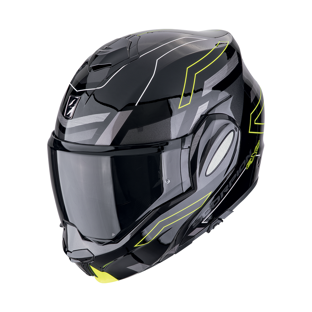 [118-487-141-02] Scorpion  EXO-TECH EVO Conquer Black-Neon yellow (XS)