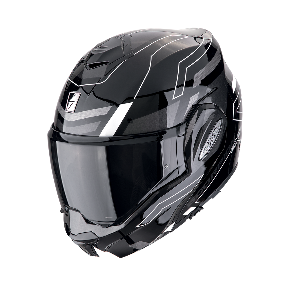 [118-487-55-02] Scorpion  EXO-TECH EVO Conquer Black-White (XS)