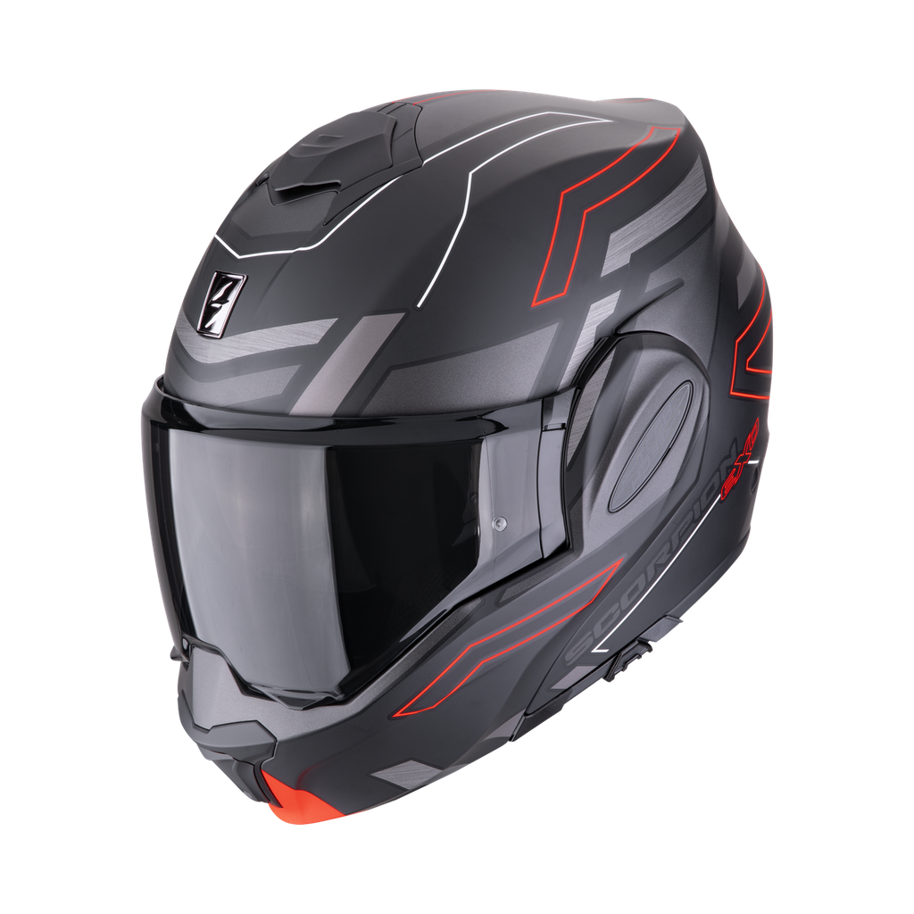 [118-487-24-02] Scorpion  EXO-TECH EVO Conquer Matt Black-Red (XS)