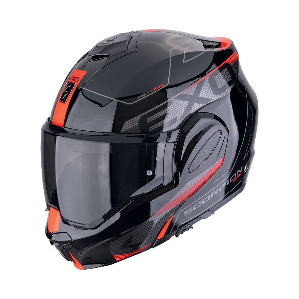 [118-478-24-02] Scorpion  EXO-TECH EVO Traveller Black-Red (XS)