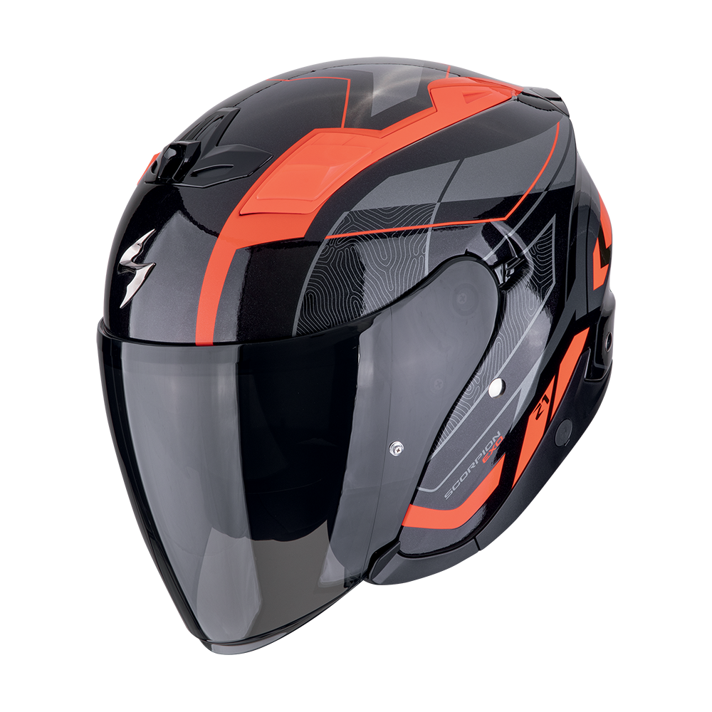 [123-492-24-02] Scorpion Exo-Z1 Vue Black-Red (XS)