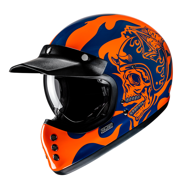 [17472706] HJC V60 FLAME MC27 (XS)