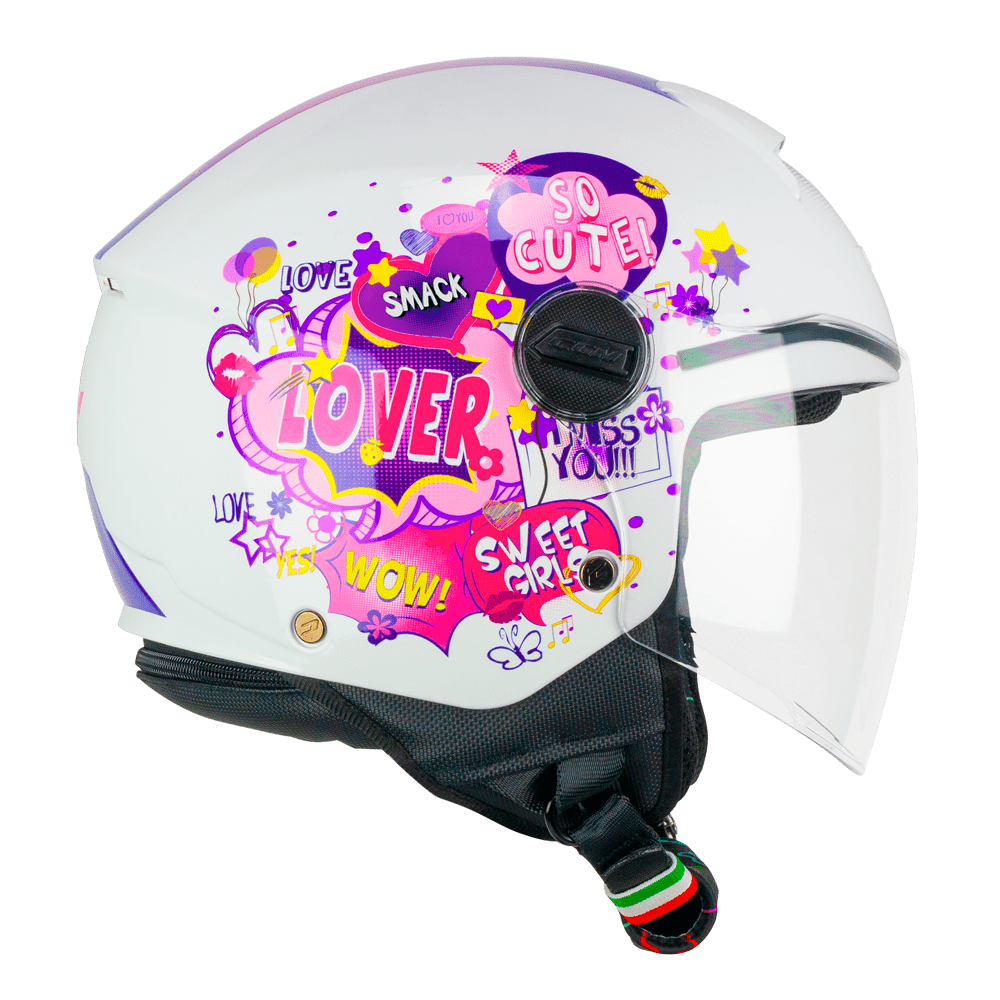 [261G-ALA-71 YA] CGM 261G MINI COMICS Fuchsia White (YXS)