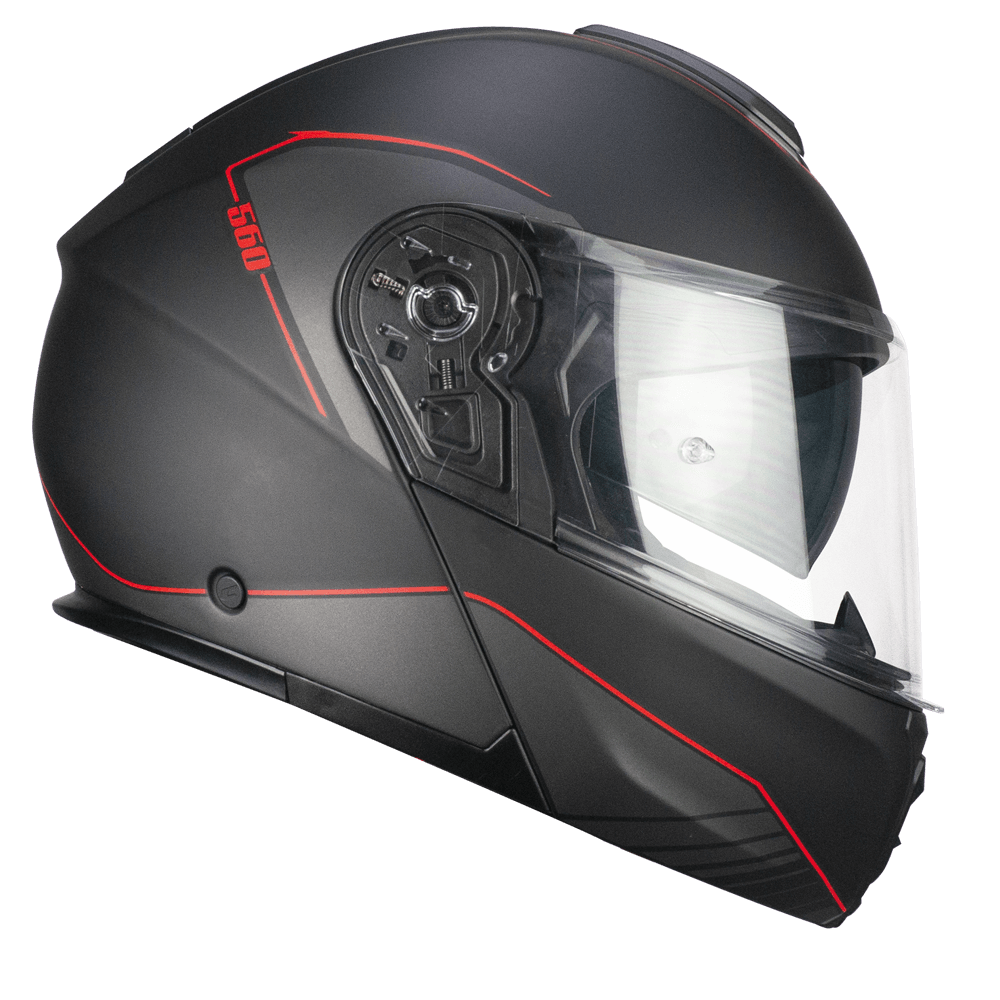 CGM 560G MAD RIDE Black Red matte