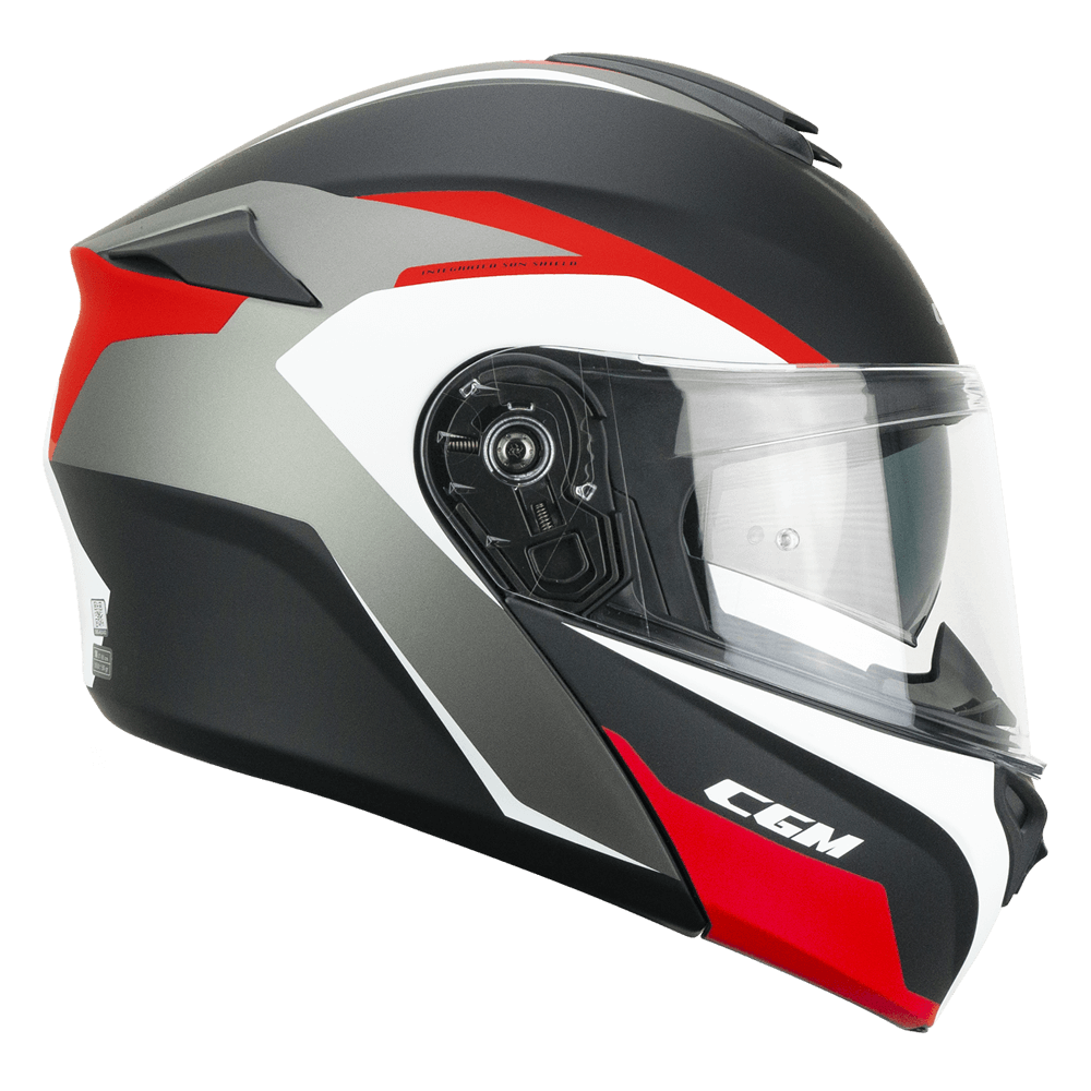 [568G-ALV-03 A1] CGM 568G BER DRESDA Black Red matt (XS)