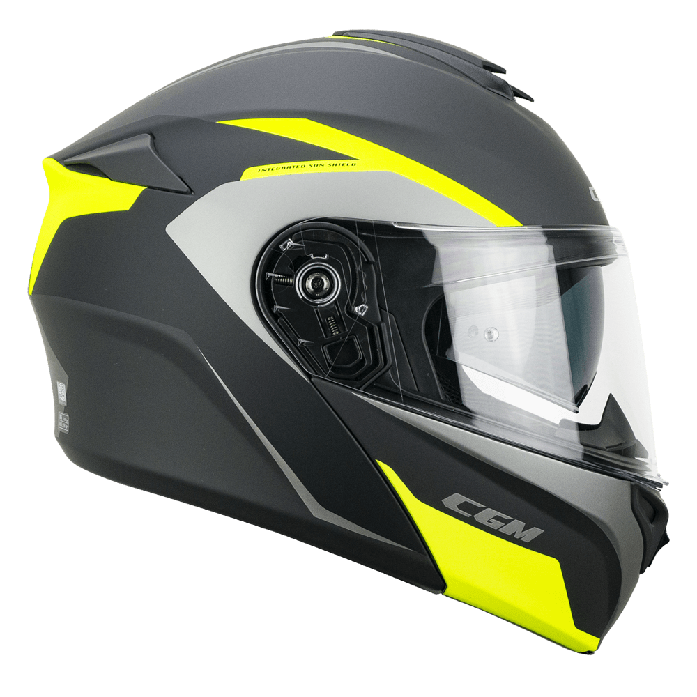 [568G-ALV-19 A1] CGM 568G BER DRESDA Graphite Fluo yellow matt (XS)