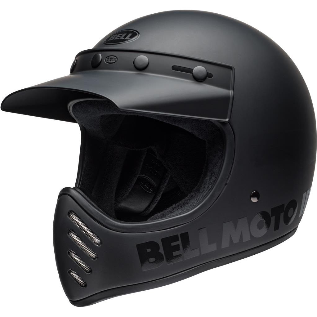 Bell MOTO-3 05 BLACKOUT 05 Matt Black (L)