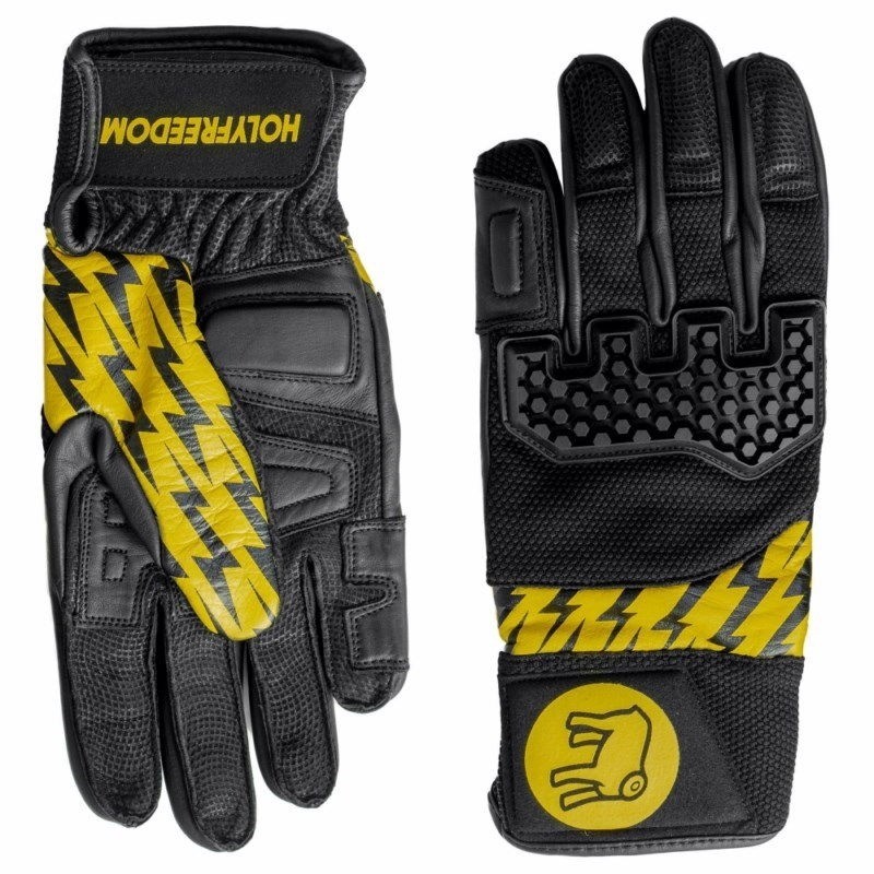 Holy Freedom SAETTA GLOVES black/yellow (L)