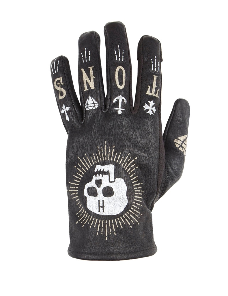 [2021037 NSK T6] Helstons GRAFIC Summer Leather black (skull) (T6)