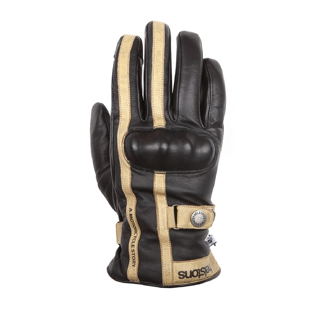 [2020032 NB T6] Helstons TINTA Winter Leather black-beige (T6)