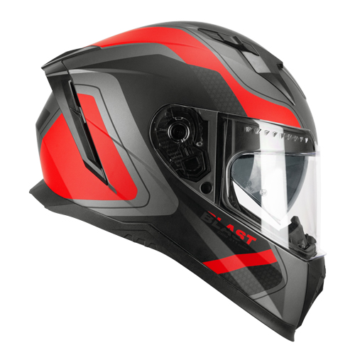 [311R-ALV-03 A1] CGM 311R Blast Race Anthracite Matt Red (XS)