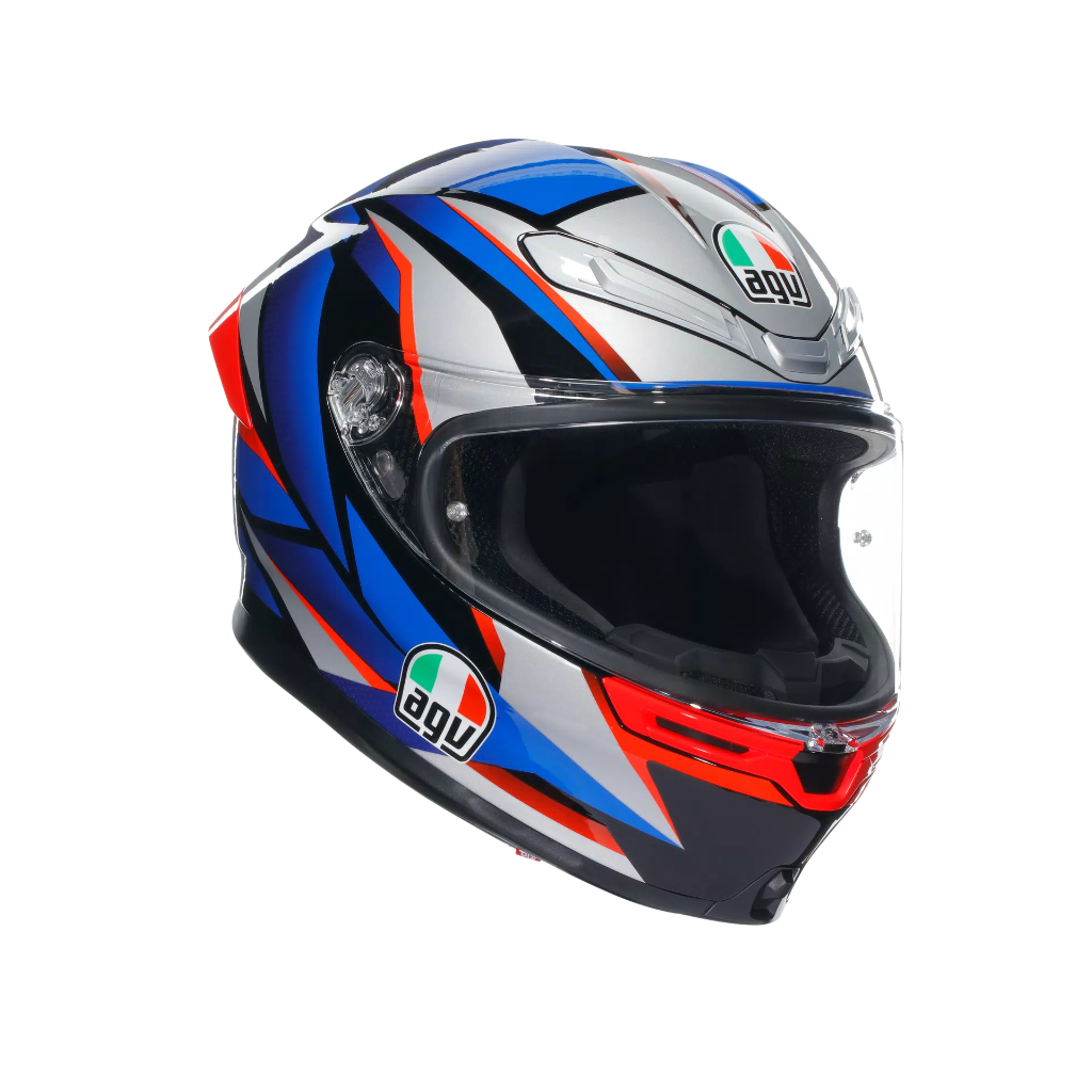 [18395001-015-XS] AGV K6 S Slashcut Black/Blue/Red (XS)