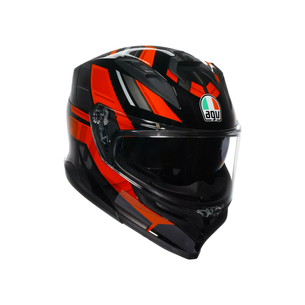 [18399001-009-XS] AGV K7 Taurax Black/Red (XS)