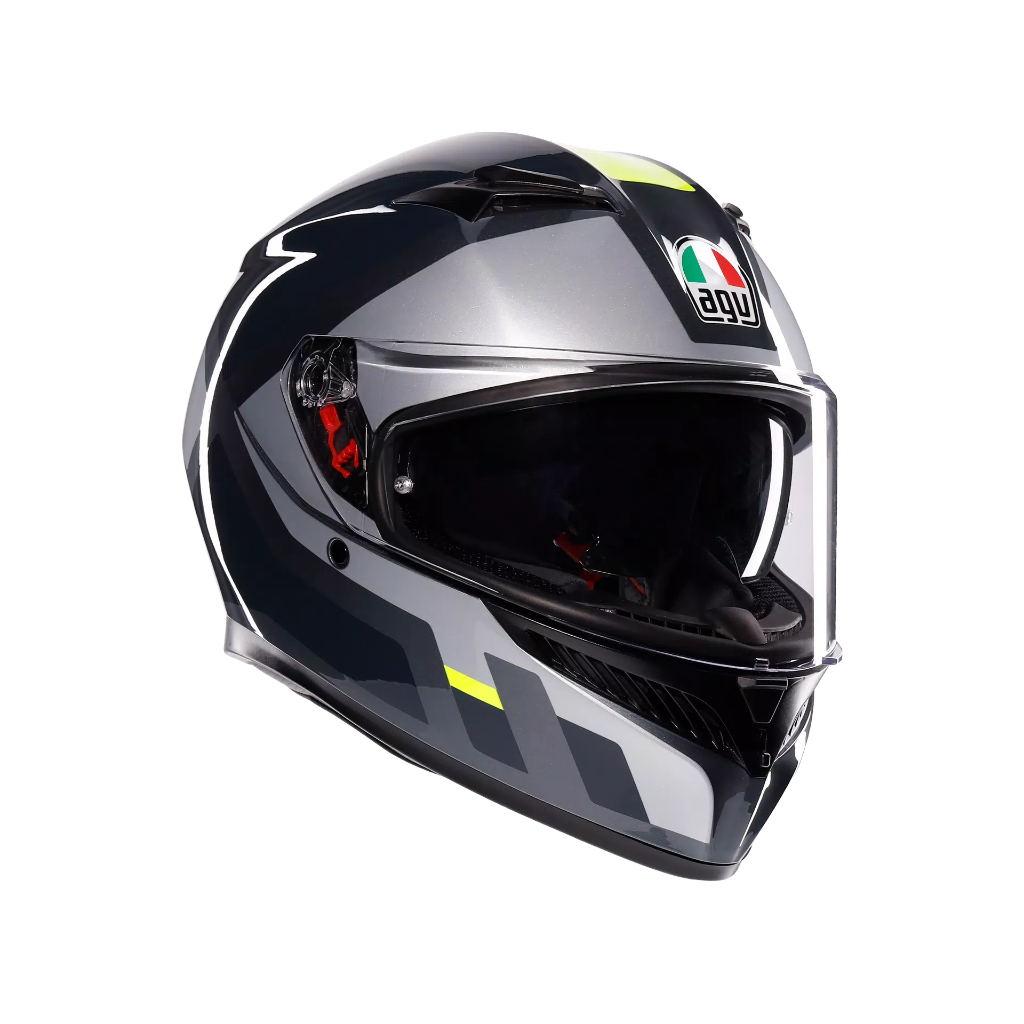 AGV K3 Shade Grey/Yellow Fluo