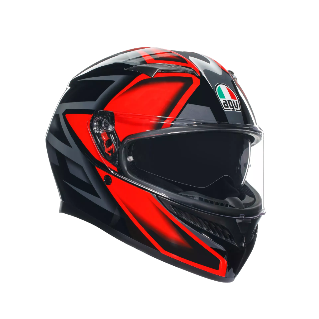 AGV K3 Compound Black/Red