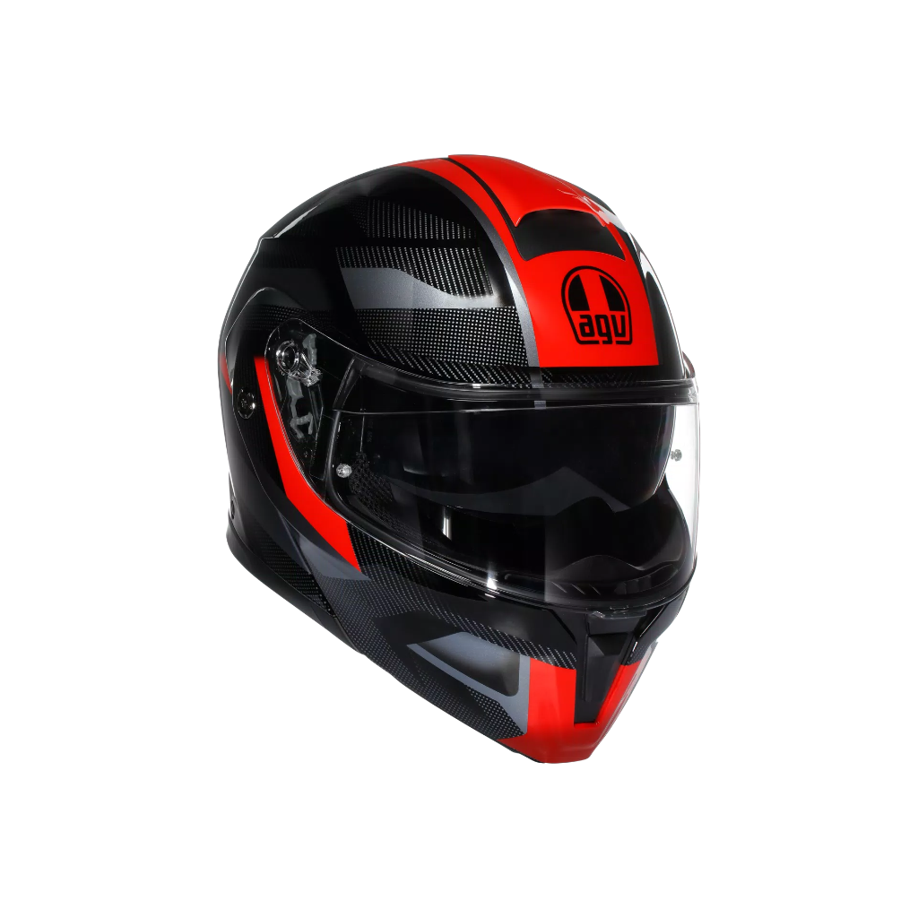 AGV STREETMODULAR Ledro Black/Red