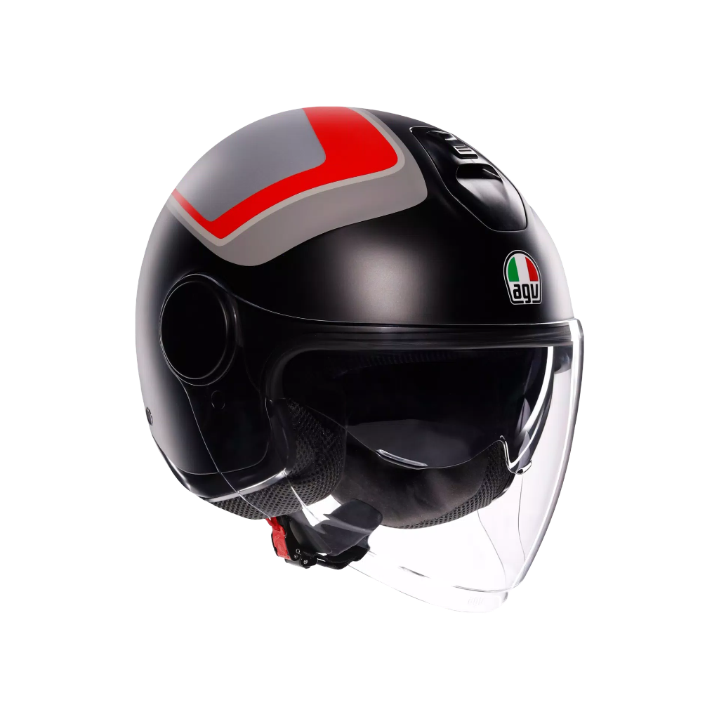 AGV ETERES Scaglieri Matt Grey/Red